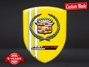 Cadillac Stickers Pare-Brise Auto Robustes Pro Stylé Durable ST